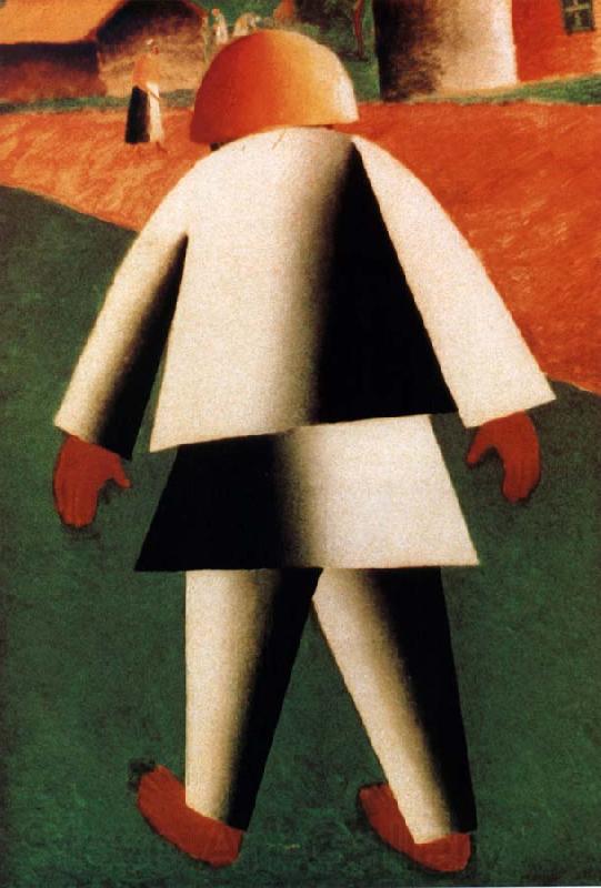 Kasimir Malevich Gossoon Norge oil painting art